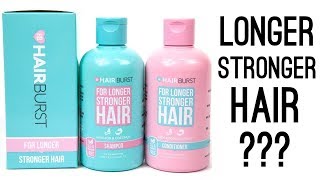 LONGER &amp; STRONGER HAIR ?? HairBurst Shampoo &amp; Conditioner Product Review