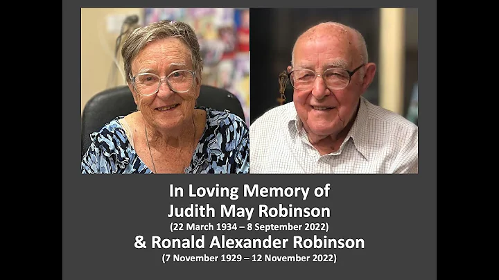 20221206 Video Funeral Service Judy and Ron Robinson