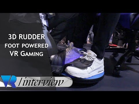 Foot Powered VR Controller to Stop Motion Sickness: 3DRudder