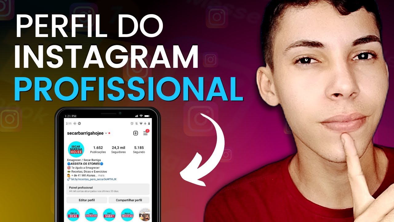 COMO CRIAR UM PERFIL PROFISSIONAL DO ZERO NO INSTAGRAM 🔥 - YouTube