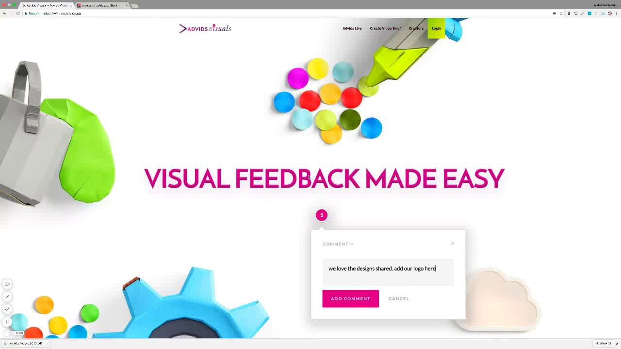 How to use Advids Visuals