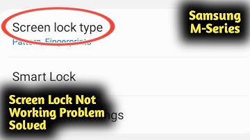 Fix Screen Lock Not Working Problem in Samsung M12, M31, M21, M11, M02, M51, M01, M30, M30s, M31s