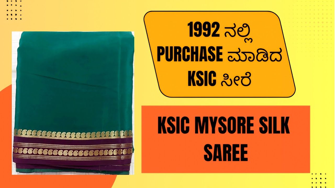 KSIC Mysore Silk Sarees old collections||#ksic #ksiclips # ...