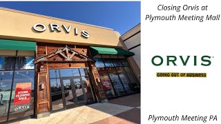 Closing Orvis at Plymouth Meeting Mall in Plymouth Meeting PA￼