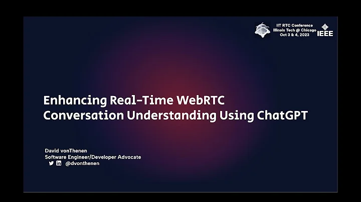 Enhancing Real Time WebRTC Conversation Understanding Using ChatGPT