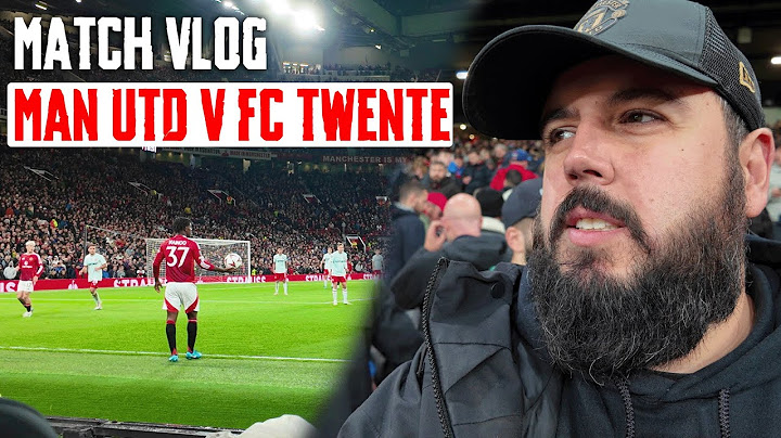 I Witnessed Manchester United's SHOCKING Draw to FC Twente! Match Vlog