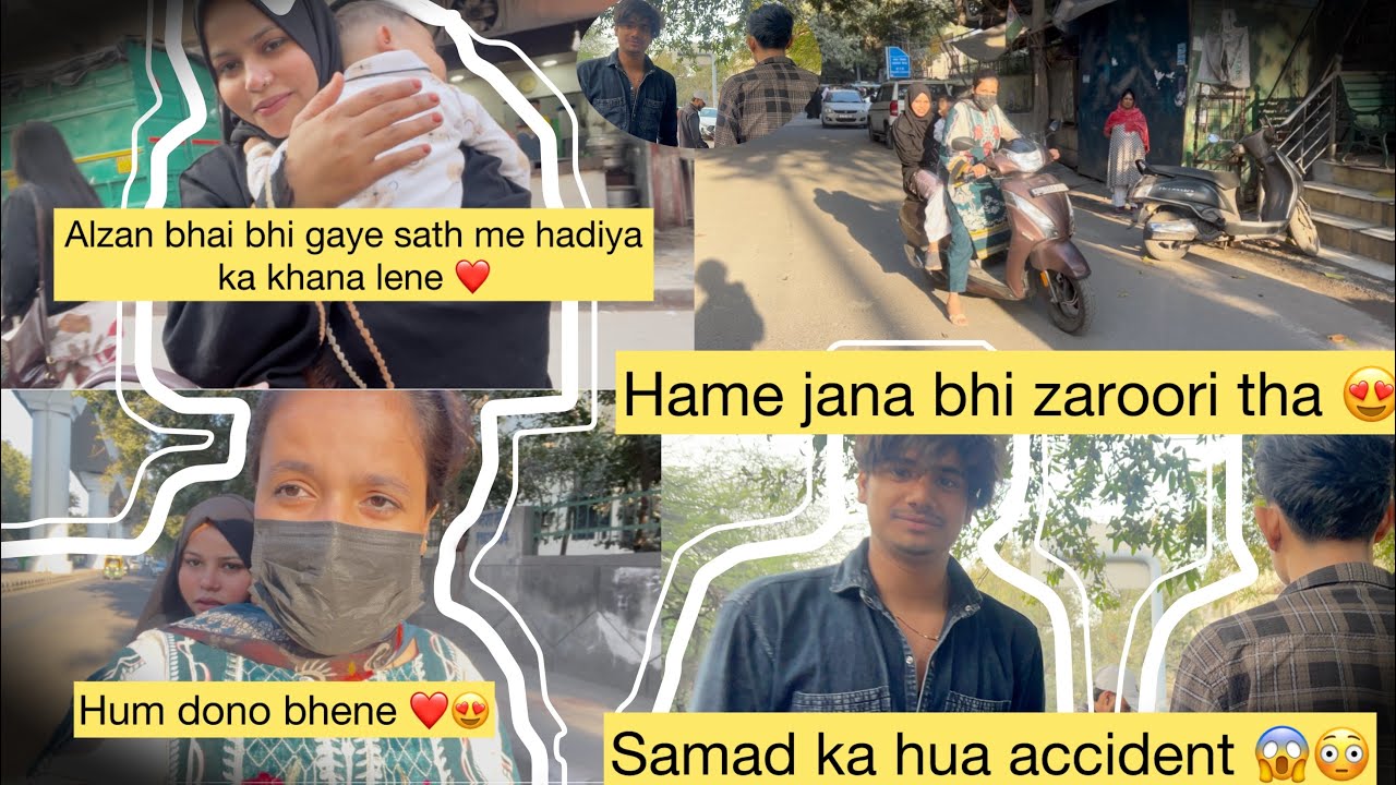 Samad ka hua accident 😳😱 mene in teeno ko pakad liya 😥 itne tine bad bhi zada kuch ni haii 😒