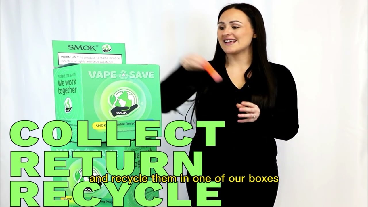 SMOK Vape& Save disposable recycling Project in UK