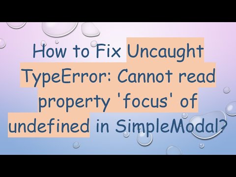 How to Fix