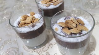 #رمضان2020 how to make Coconut  dessert recipe تحلية جوز الهند و الكاكاو سهلة واقتصادية