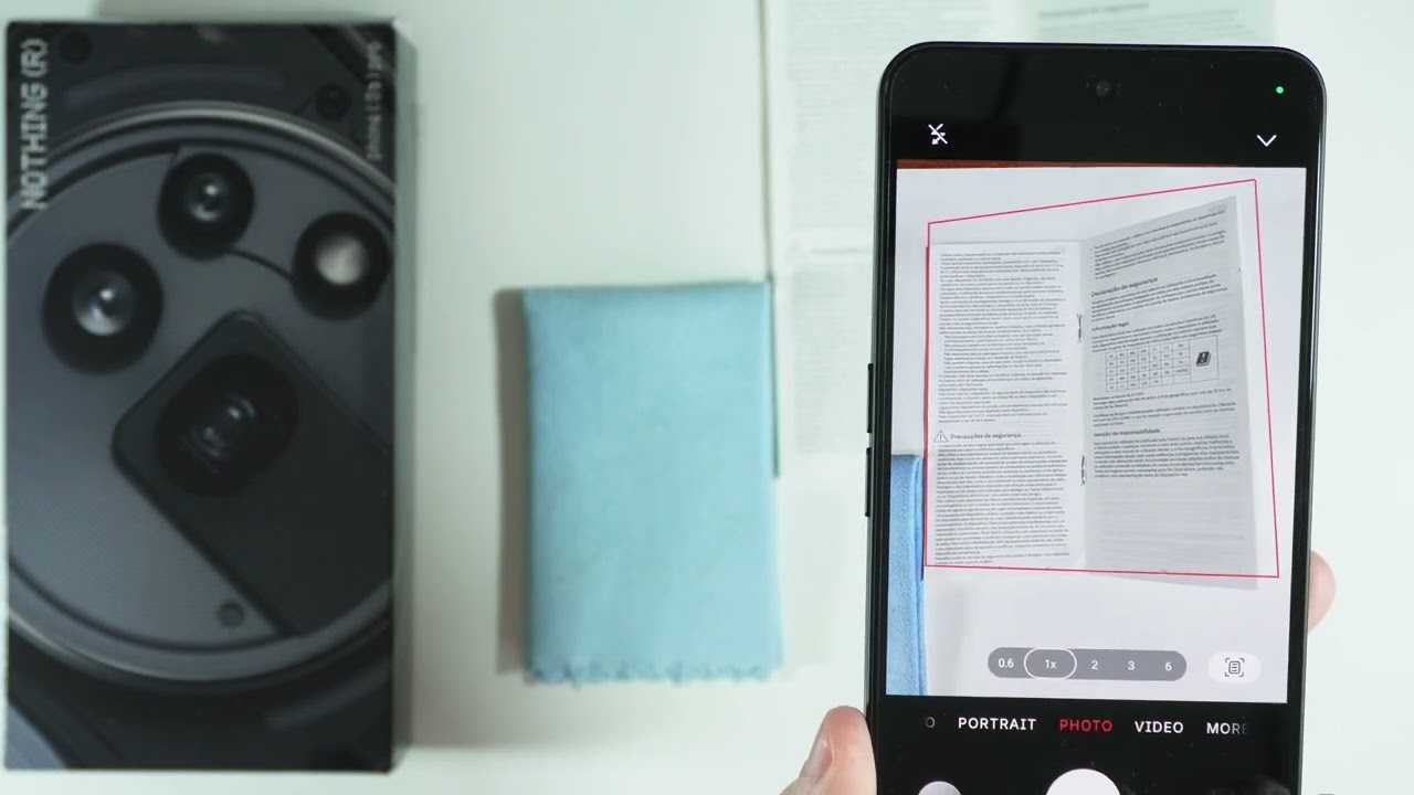 Nothing Phone 3a Pro: как сканировать документы