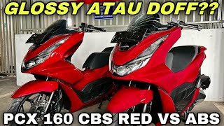 MERAH GLOSSY ATAU DOFF‼️PCX 160 CBS MERAH VS PCX 160 ABS MERAH