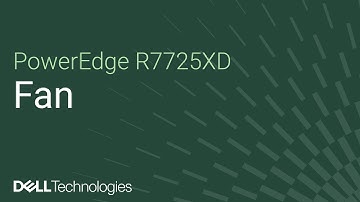 How to replace a fan on a PowerEdge R7725XD