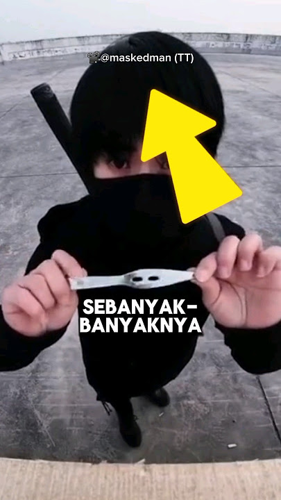 Orang ini seperti shinobi ninja sejati😱 #shortsfeed #shortvideo
