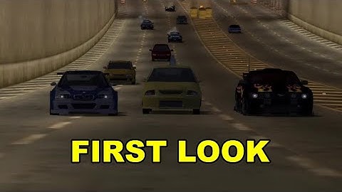 Need For Speed Most Wanted 2005 Redux v3 gameplay: First look