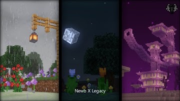 Newb X Legacy Shader || Minecraft PE 1.20