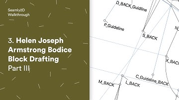 Seamly2D Walkthrough - Helen Joseph Armstrong Bodice Block Drafting - Part III - Back