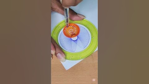 How many rotations did the pen make in total? #shorts #spirograph #satisfying #asmr #art #relaxing