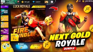 Next Gold royale bundle 100% Confirm FF || Next Ring Event Confirm || FF new event today || Gaming