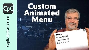 Custom Animated Document Menu in Your Adobe Captivate Classic Project