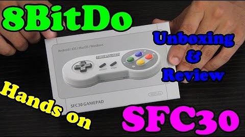 8BitDo SFC30 Gamepad Unboxing/Review