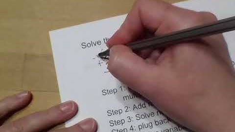 7.1 Solving Systems of Two Equations - PreCalculus