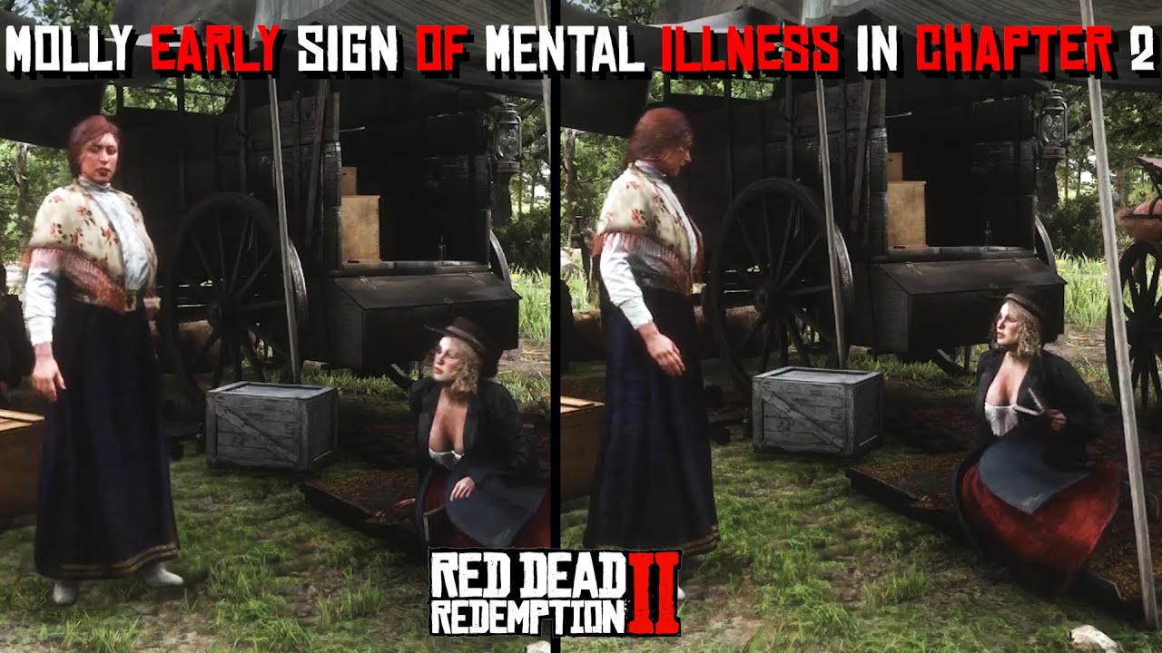 Molly O'Shea Early Sign Of Mental illness In Chapter 2 In Red Dead Redemption 2 (Hidden Dialogue)