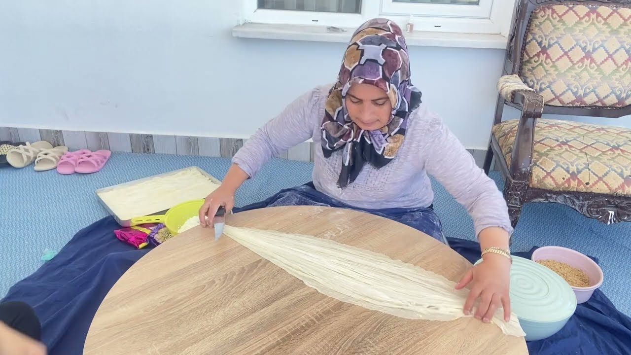 🔝BAYRAMA ÖZEL❗️EL AÇMASI BÜZGÜLÜ BAKLAVA 👌Yok yok Böyle ÇITIR ÇITIR Baklava Yok🥰#baklavatarifi