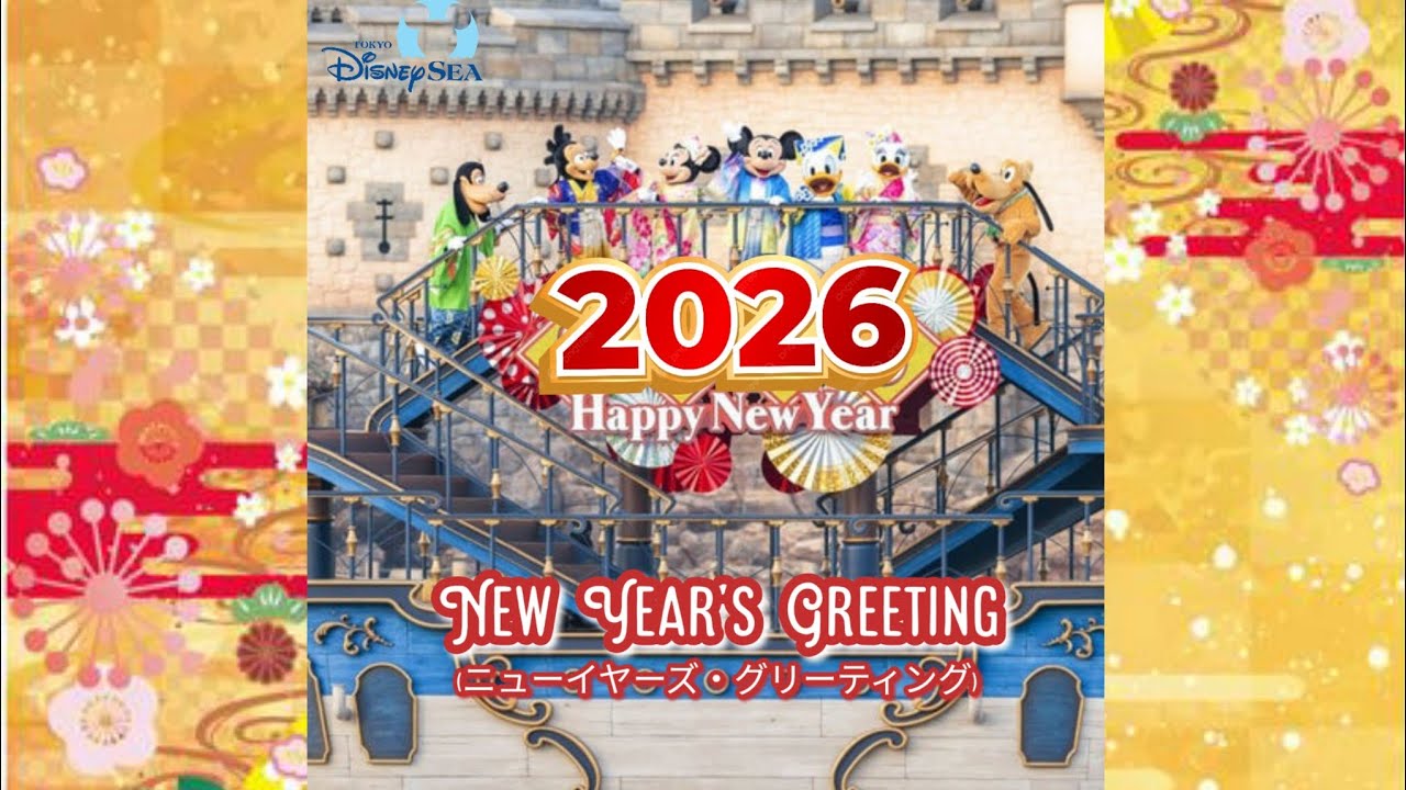 New Year's Greeting (Tokyo DisneySea Version) | Tokyo DisneySea