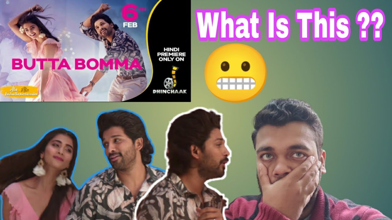 Butta Bomma Song (Hindi) Promo Review ll Allu Arjun ll Pooja ll Review