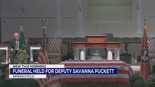 Funeral held for Deputy Savanna Puckett