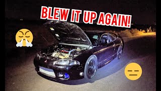 This is Why My New Aluminum rod Motor 97 Eclipse GSX broke again! AZ Import face off 2020!