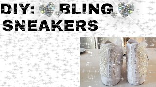 DIY How To Bling Out Your Converse Cute Classy Wedding Sneakers