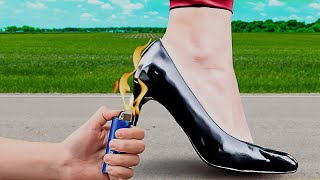 🔥👠 He restored My dirty high heels from rags to riches!