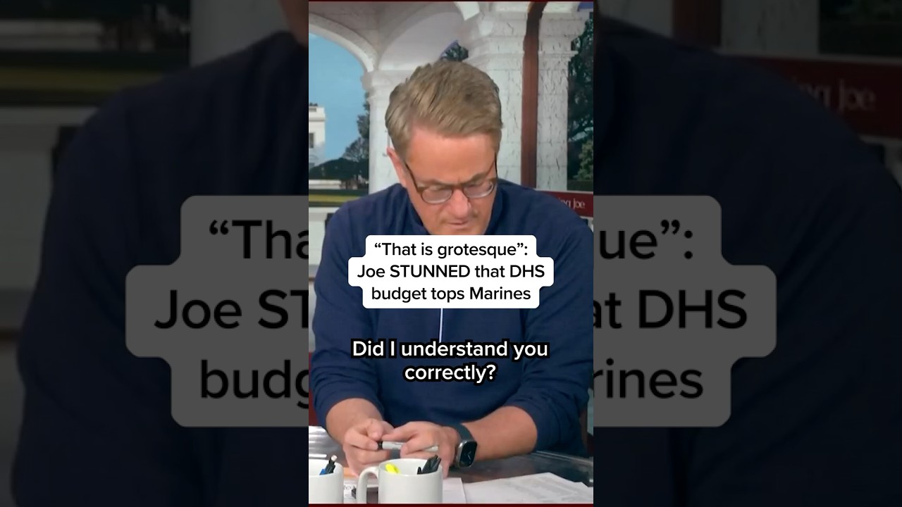 'That is grotesque': Joe STUNNED that DHS budget tops Marines