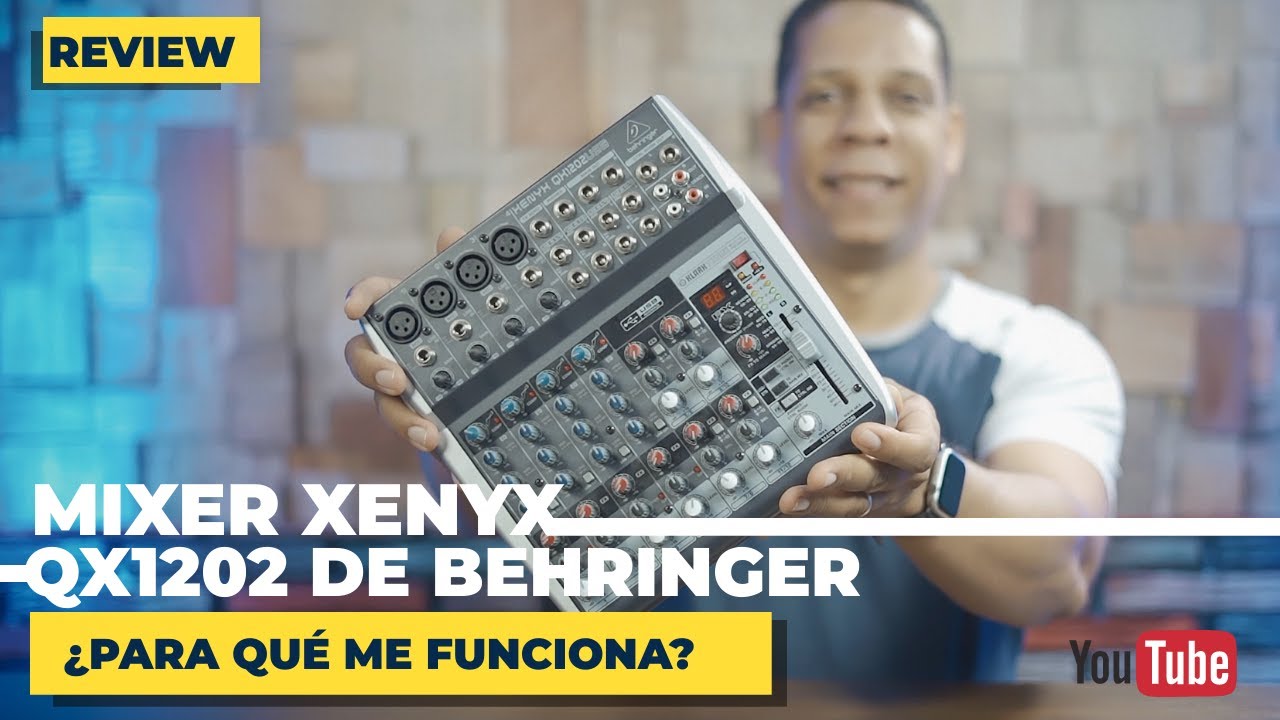 Review al mixer Behringer Xenyx QX1202USB YouTube