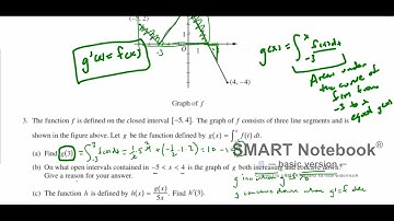2014 FRQ #3 Answers (Graphs and Integration)