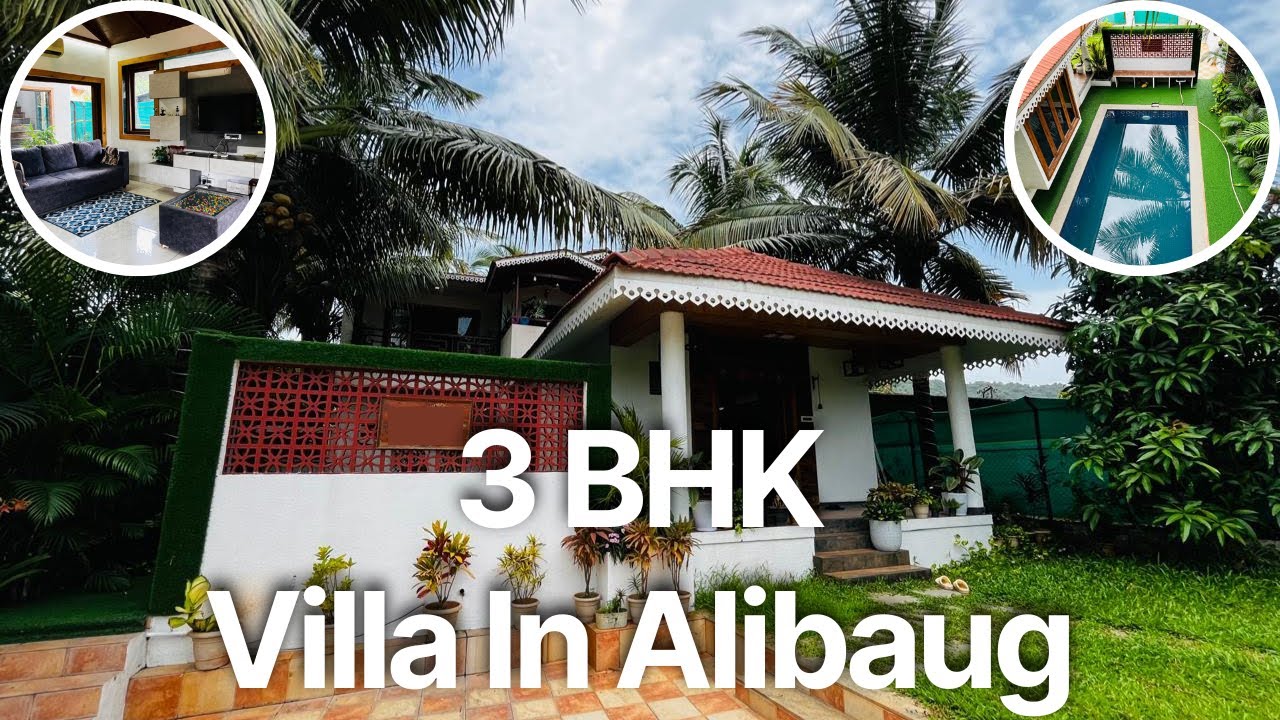 DA787: Luxury 3 BHK Private Pool Villa in Alibag | Ideal for Families & Groups | Dial Alibag