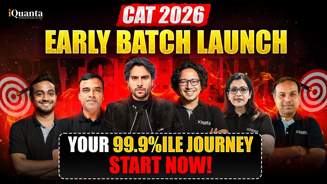 Why CAT 2026 Prep Needs to Start NOW | CAT 2026 Early Starter by ...
