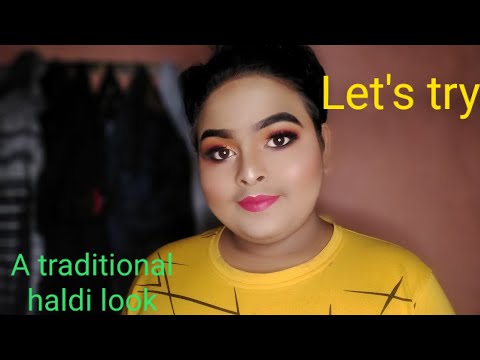 Makeup/Traditional Haldi Makeup/Makeup done by Saikat Pal//Traditional Makeup