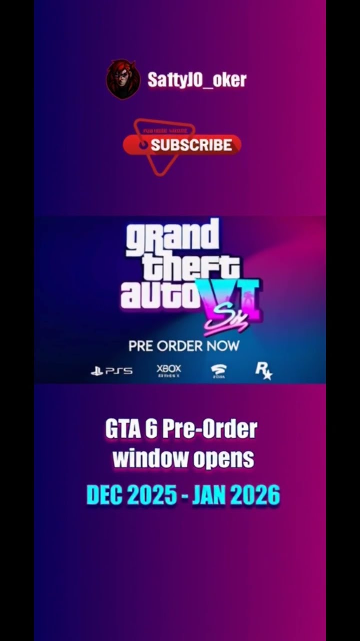 GTA 6 Pre Orders Are Here The Wait S Nearly Over Pre Order Window Oar2 