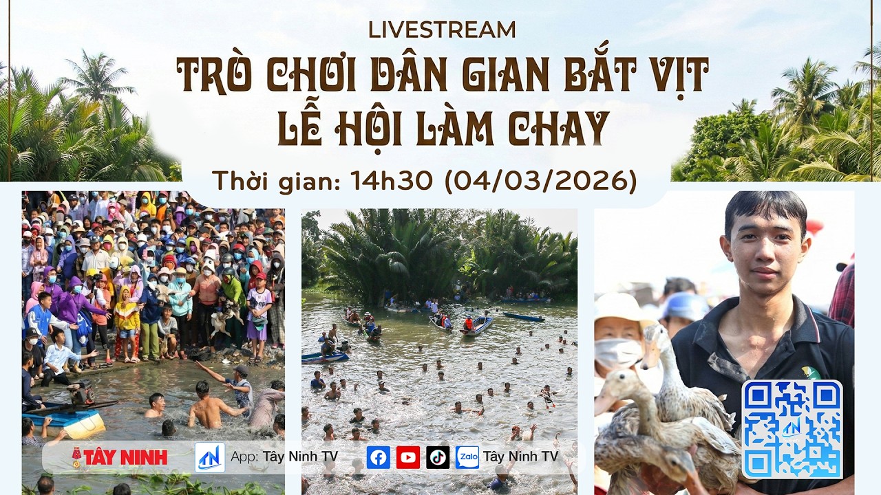 TRÒ CHƠI DÂN GIAN BẮT VỊT LỄ HỘI LÀM CHAY