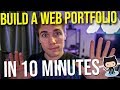 How to Create & Host a Portfolio in 10 minutes with Github pages! #grindreelwhat