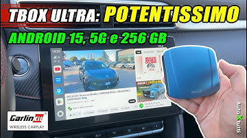 Carlinkit TBOX ULTRA: YouTube, Netflix, Carplay e Android Auto WIRELESS | Android 15, 5G e 256 GB