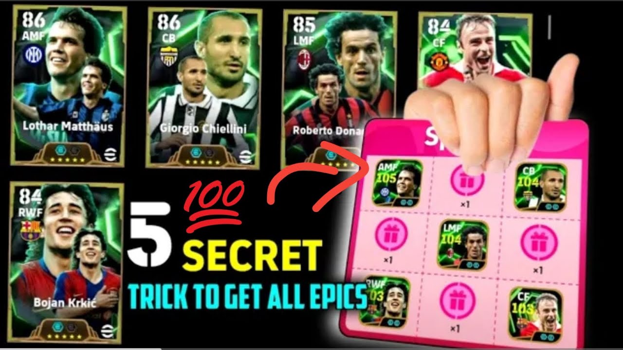 Free EPIC Card!! 🥵🔥X20 Treasure Link Pack Opening! Efootball 2026 Mobile | EPIC TRICK 100%