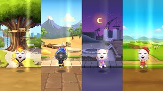 Talking Tom Gold Run Phoenix Angela Vs Storm Becca Vs Gymnast Angela Vs Persimmon Angela Gameplay