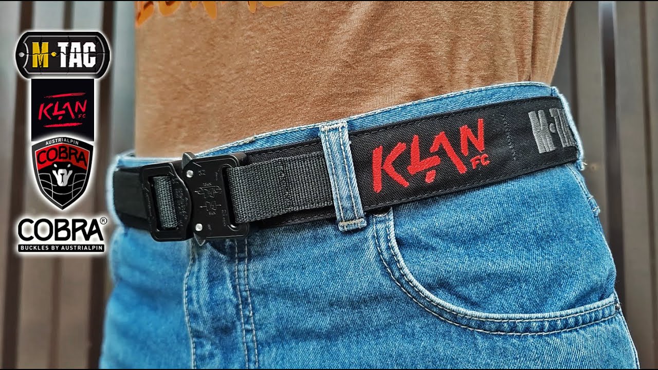 Надміцний ремінь М-ТАС KLAN Cobra Buckle Belt Black
