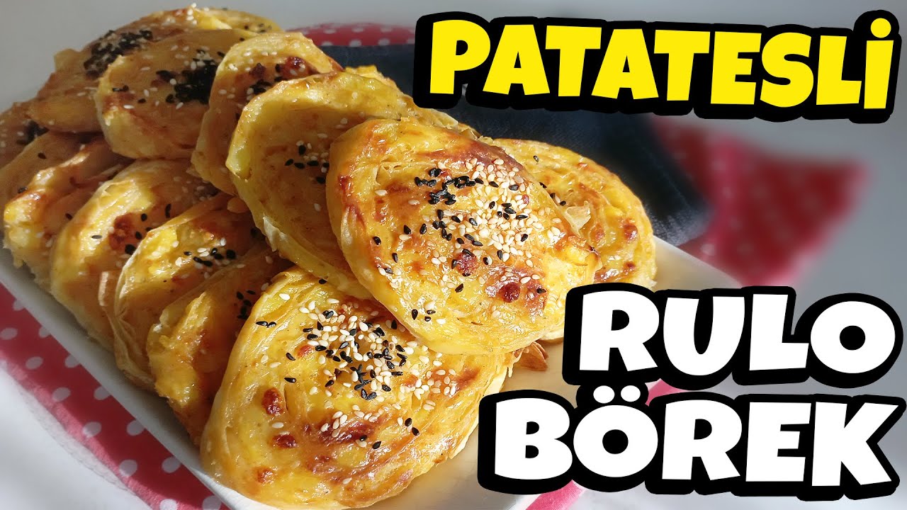 ✅Pastane Usulü: PATATESLİ RULO BÖREK TARİFİ |????‍????Allah rızası için abone ol????