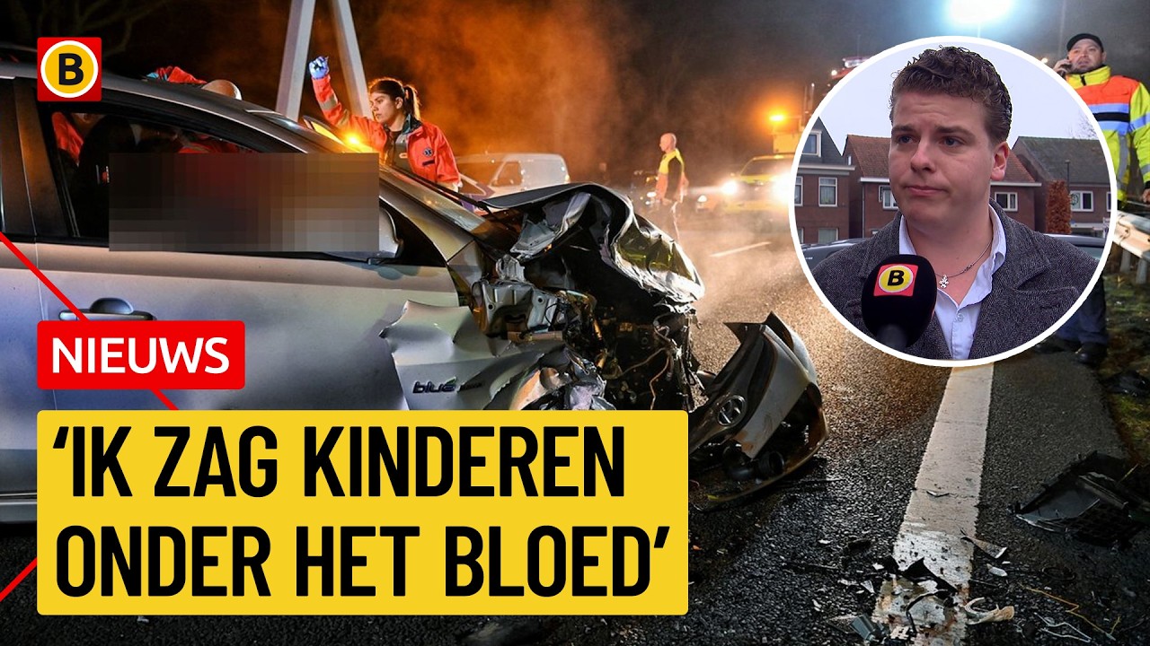 Kinderen van spookrijder A58 zwaargewond gevonden | Omroep Brabant