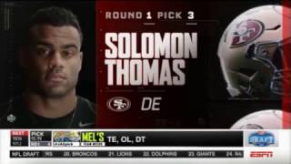 SOLOMON THOMAS- 2017 NFL 3rd Overall Pick (San Fran 49ers)